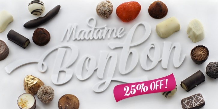 Bonbon font preview