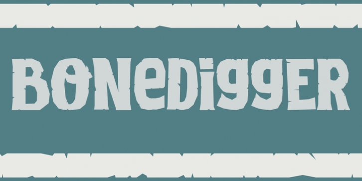 Bonedigger font preview