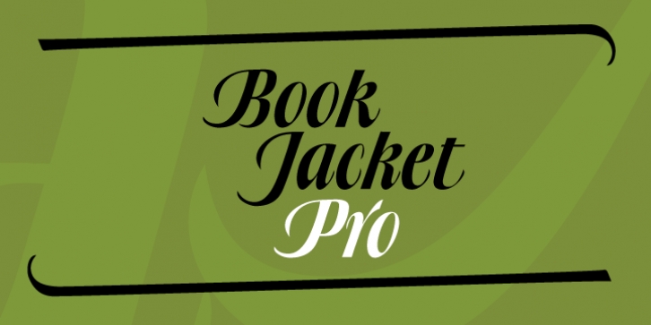 Book Jacket font preview
