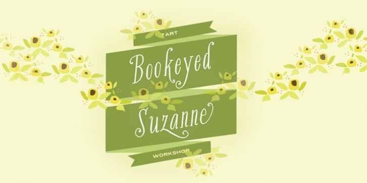 Bookeyed Suzanne font preview