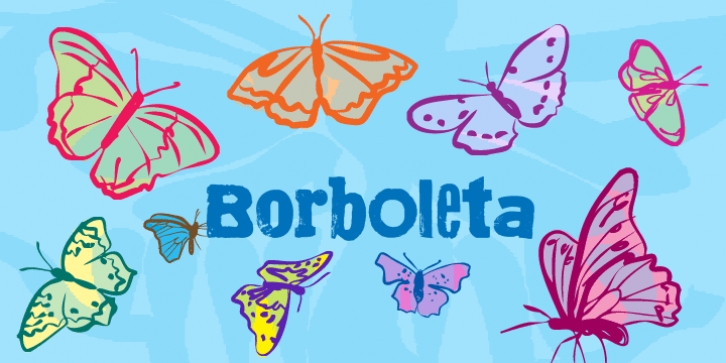 Borboleta font preview