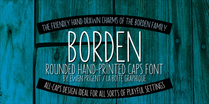 Borden font preview