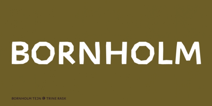 Bornholm Tejn font preview