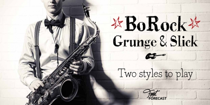 BoRock font preview