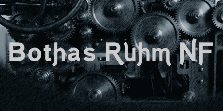 Bothas Ruhm NF font preview