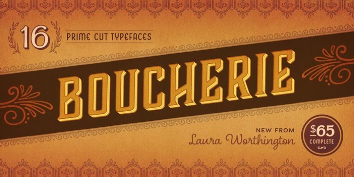 Boucherie font preview