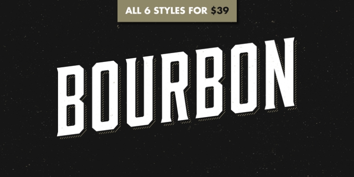 Bourbon font preview