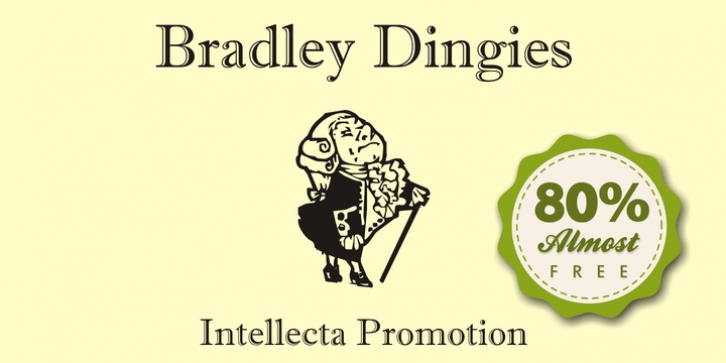 Bradley Dingies font preview