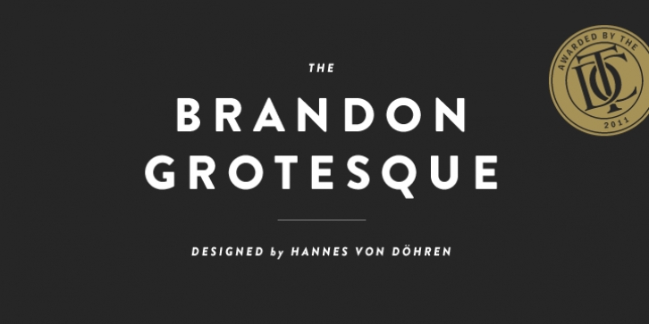 Brandon Grotesque font preview