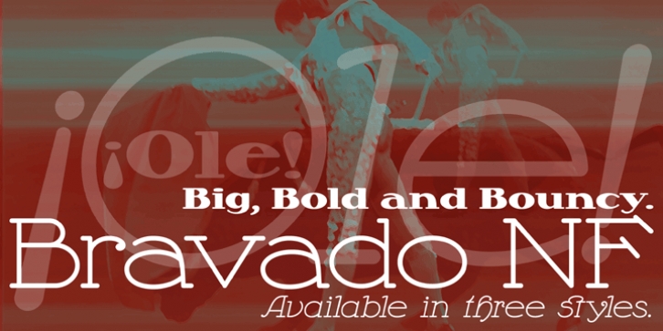 Bravado NF font preview