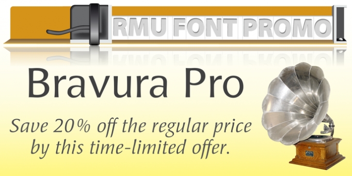 Bravura Pro font preview