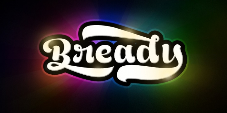 Bready font preview