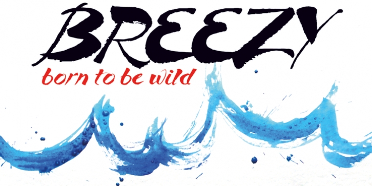 Breezy font preview