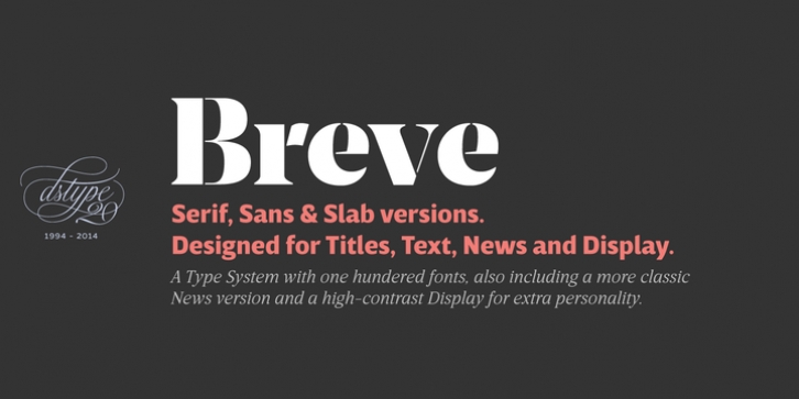 Breve Slab Text font preview