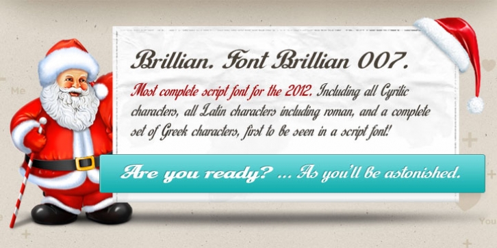 Brillian font preview