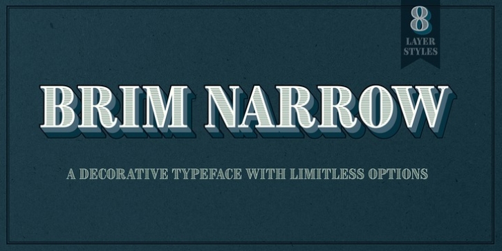 Brim Narrow font preview