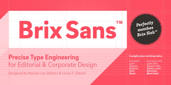 Brix Sans font preview