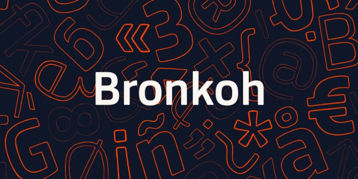 Bronkoh font preview