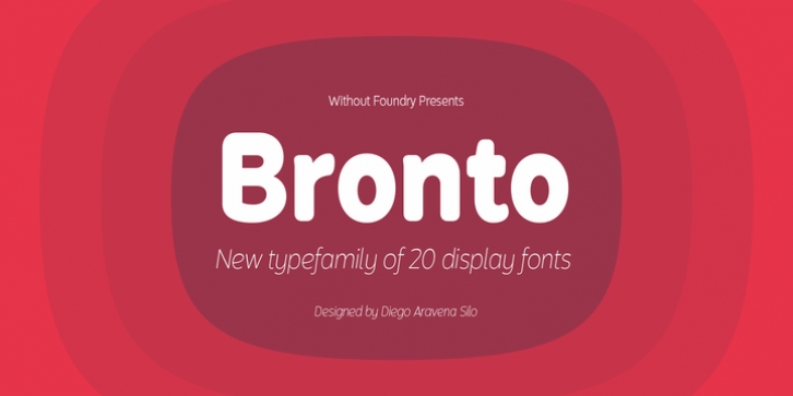 Bronto font preview