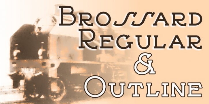 Brossard font preview