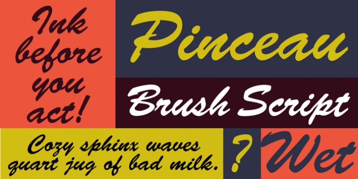 Brush Script Std font preview