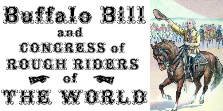 Buffalo Bill font preview
