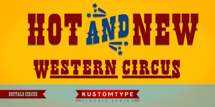 Buffalo Circus font preview