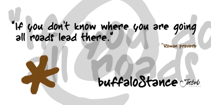 BuffaloStance font preview