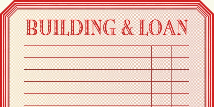 Building  Loan font preview