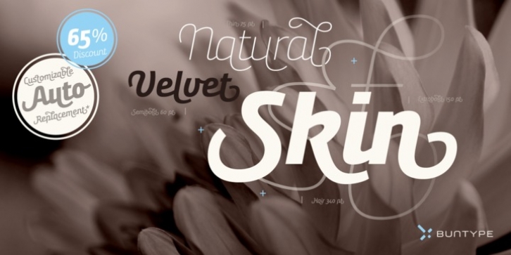 Bunita Swash Hair font preview