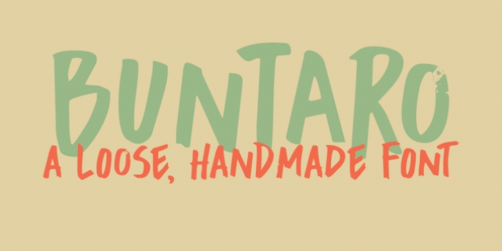 Buntaro font preview