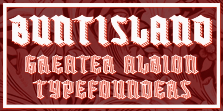 Buntisland font preview