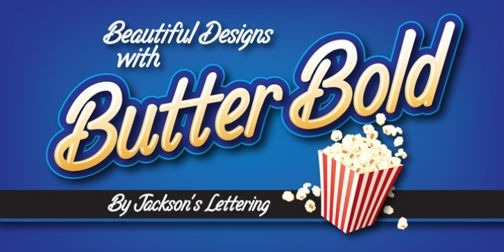 Butter Bold font preview