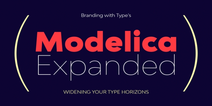 Bw Modelica Expanded font preview