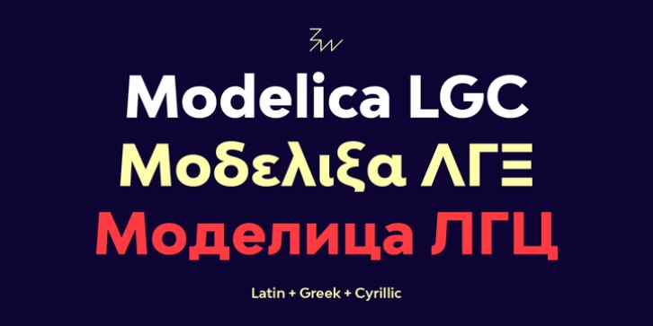 Bw Modelica LGC font preview