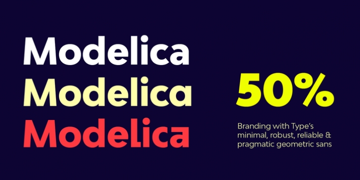 Bw Modelica font preview