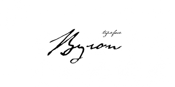 Byron font preview
