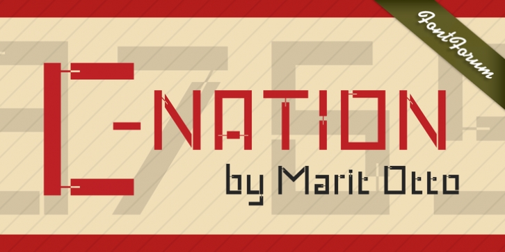 C-Nation font preview