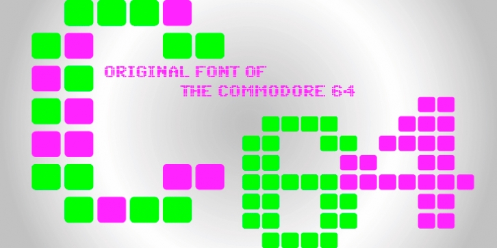 C64 font preview