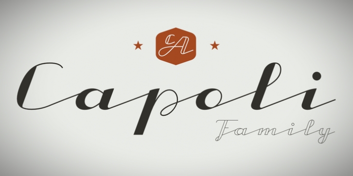 CA Capoli font preview