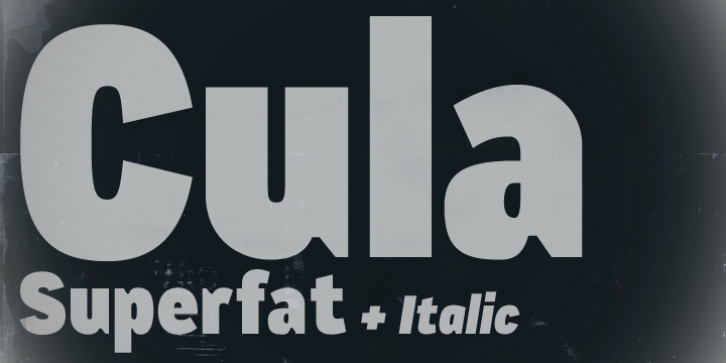 CA Cula Superfat font preview