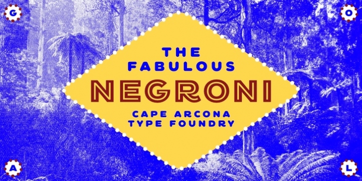 CA Negroni font preview