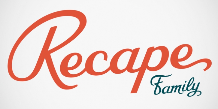 CA Recape font preview