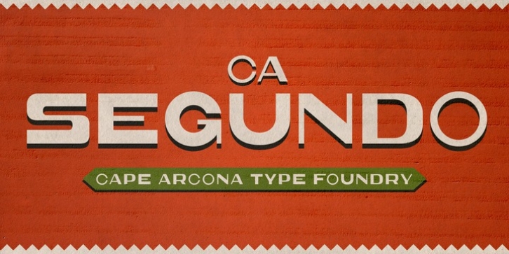 CA Segundo font preview