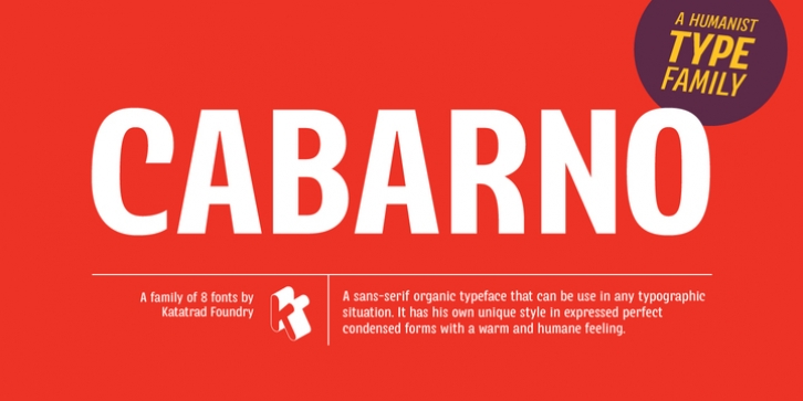 Cabarno font preview