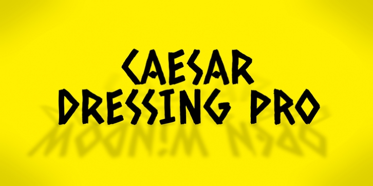 Caesar Dressing Pro font preview