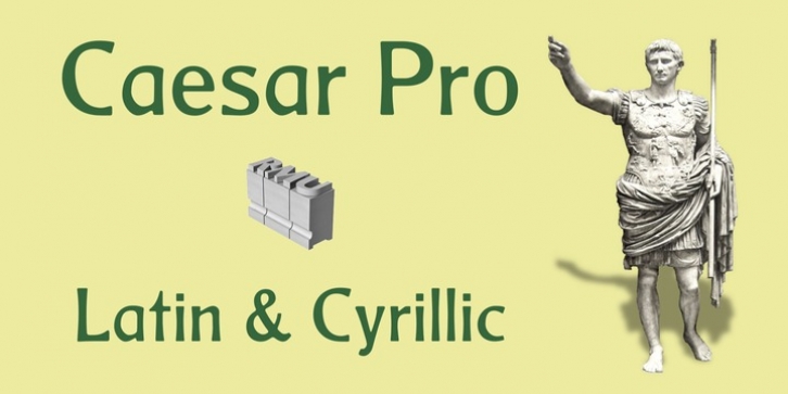 Caesar Pro font preview