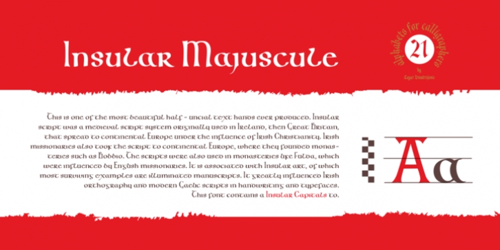 Cal Insular Majuscule font preview