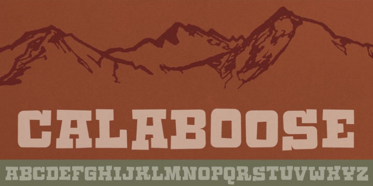 Calaboose font preview