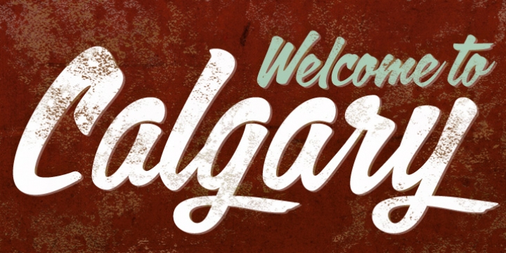 Calgary Script font preview
